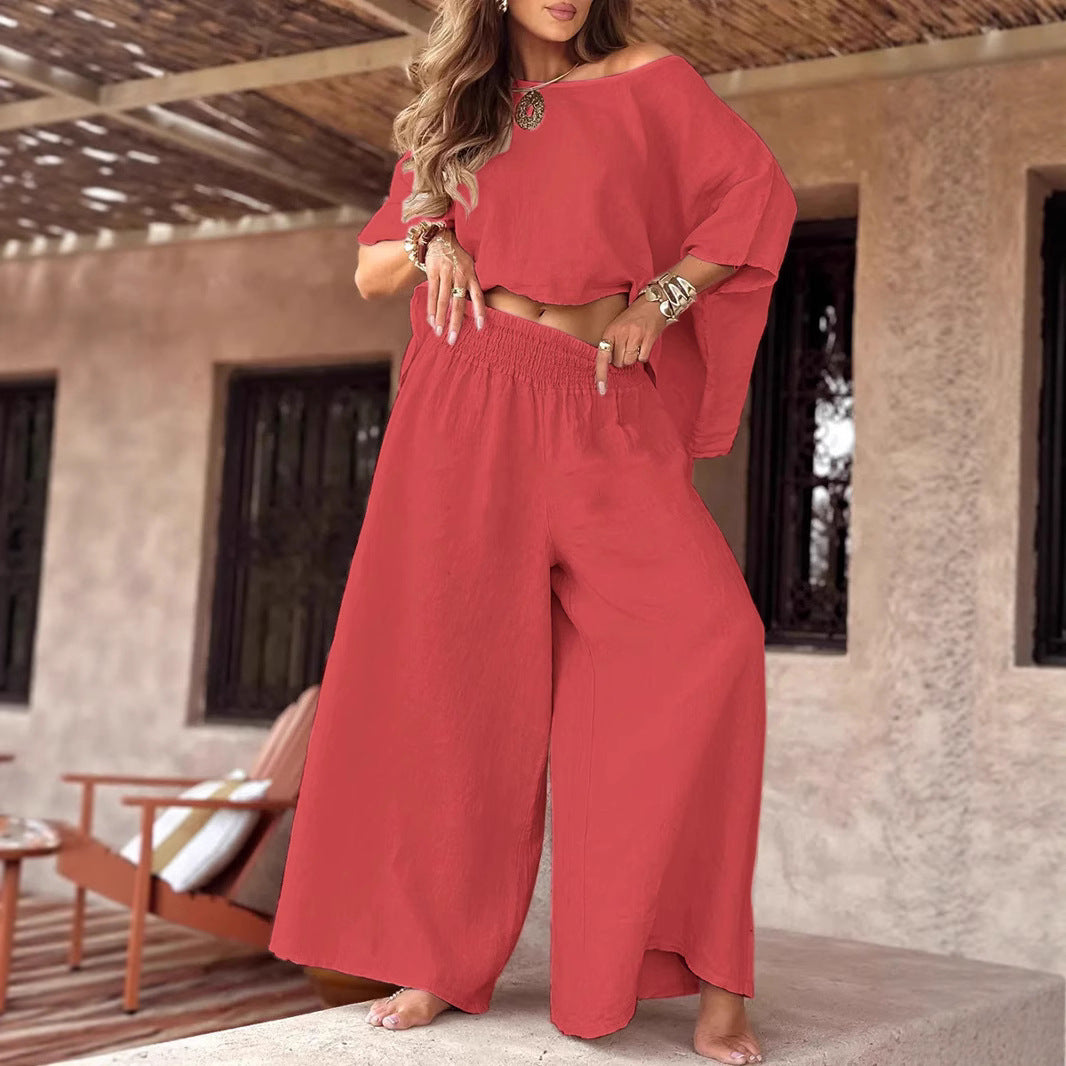 Triplechic™ Off-Shoulder Relax Set