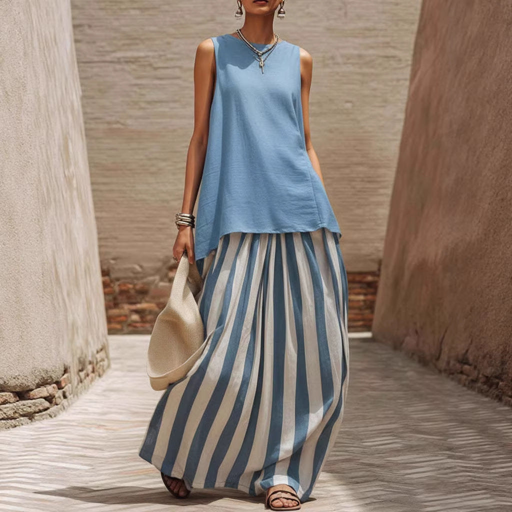Triplechic™ StripeFlow Resort Set