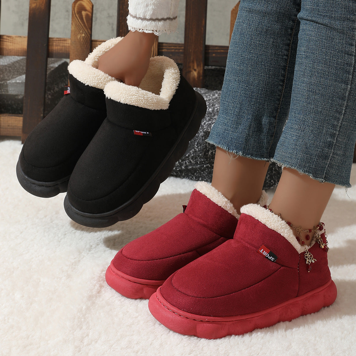 Fluffy Shoes For Women