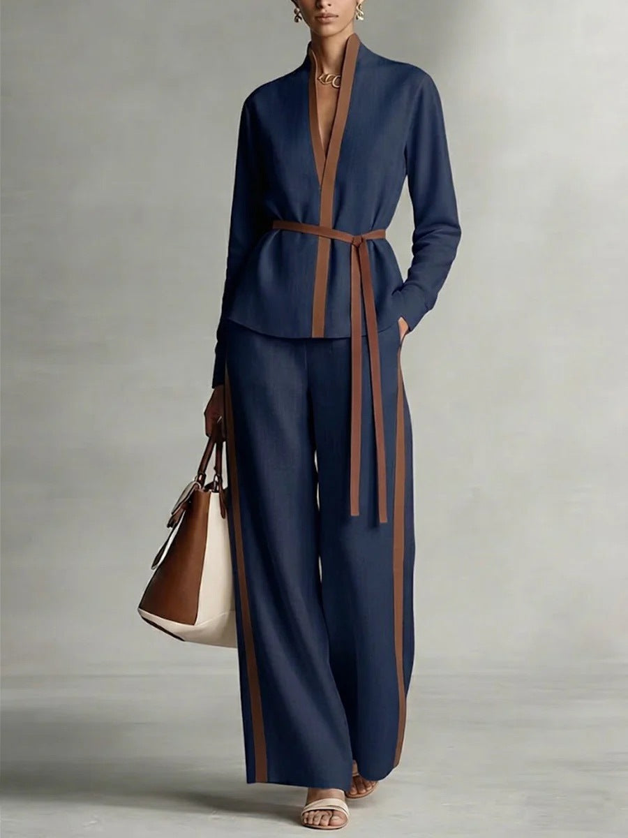 Triplechic™ MandarinContour Wide-Leg Set