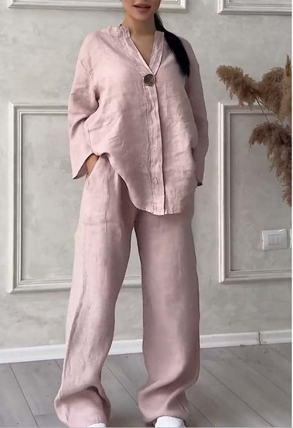 Triplechic™ Linen Blend Casual Suit