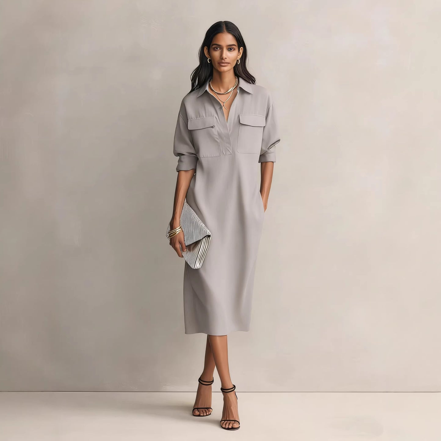 Triplechic™ ParisContour Shirt Dress