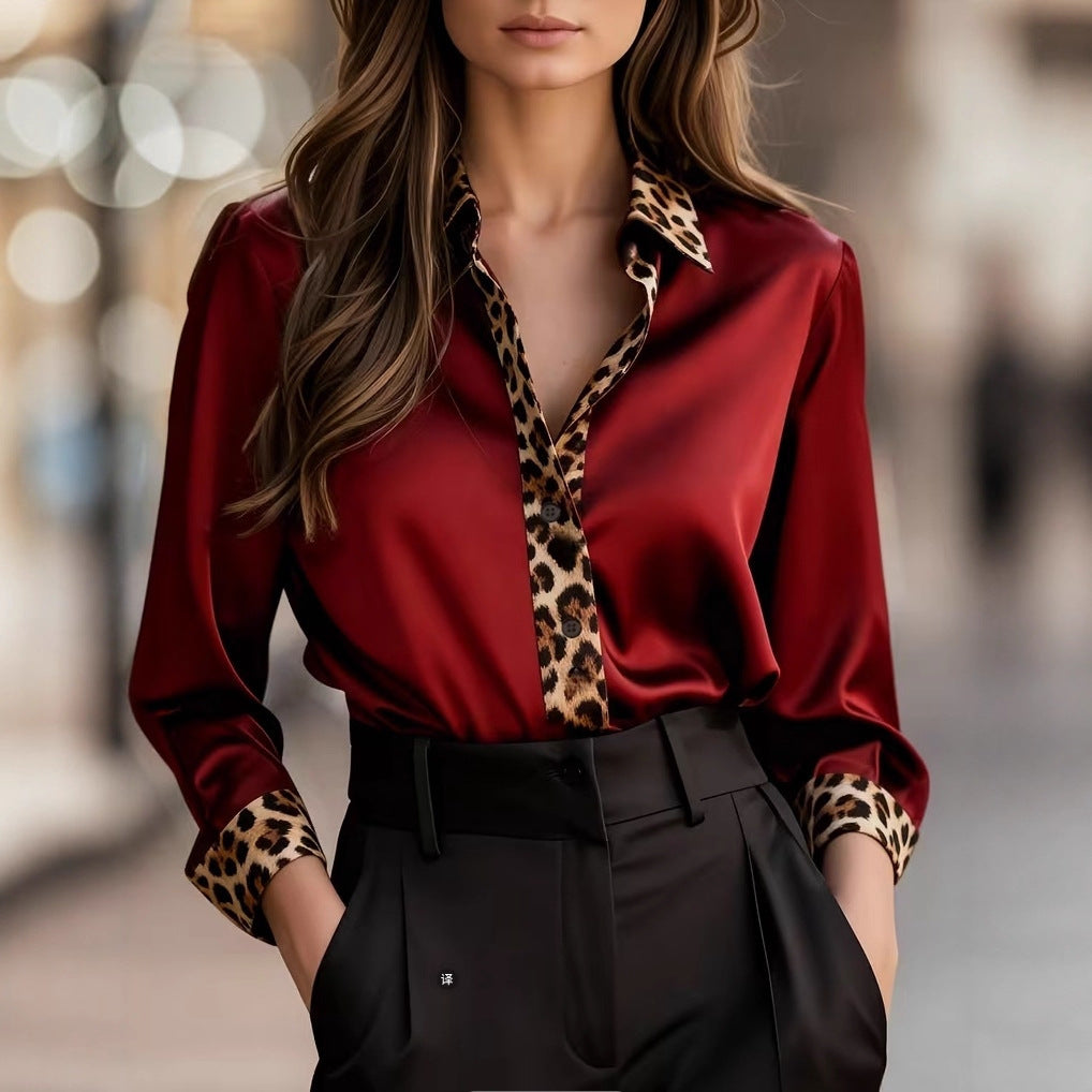 Triplechic™ LeopardLuxe Blouse