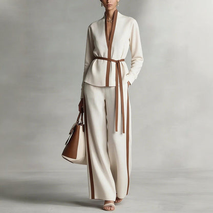 Triplechic™ MandarinContour Wide-Leg Set