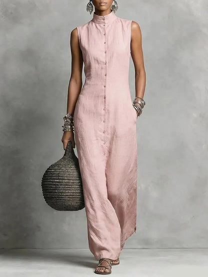 Triplechic™ StandContour Sleeveless Jumpsuit