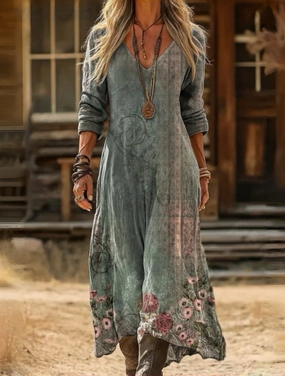 Triplechic™ Chic Digital Print Dress