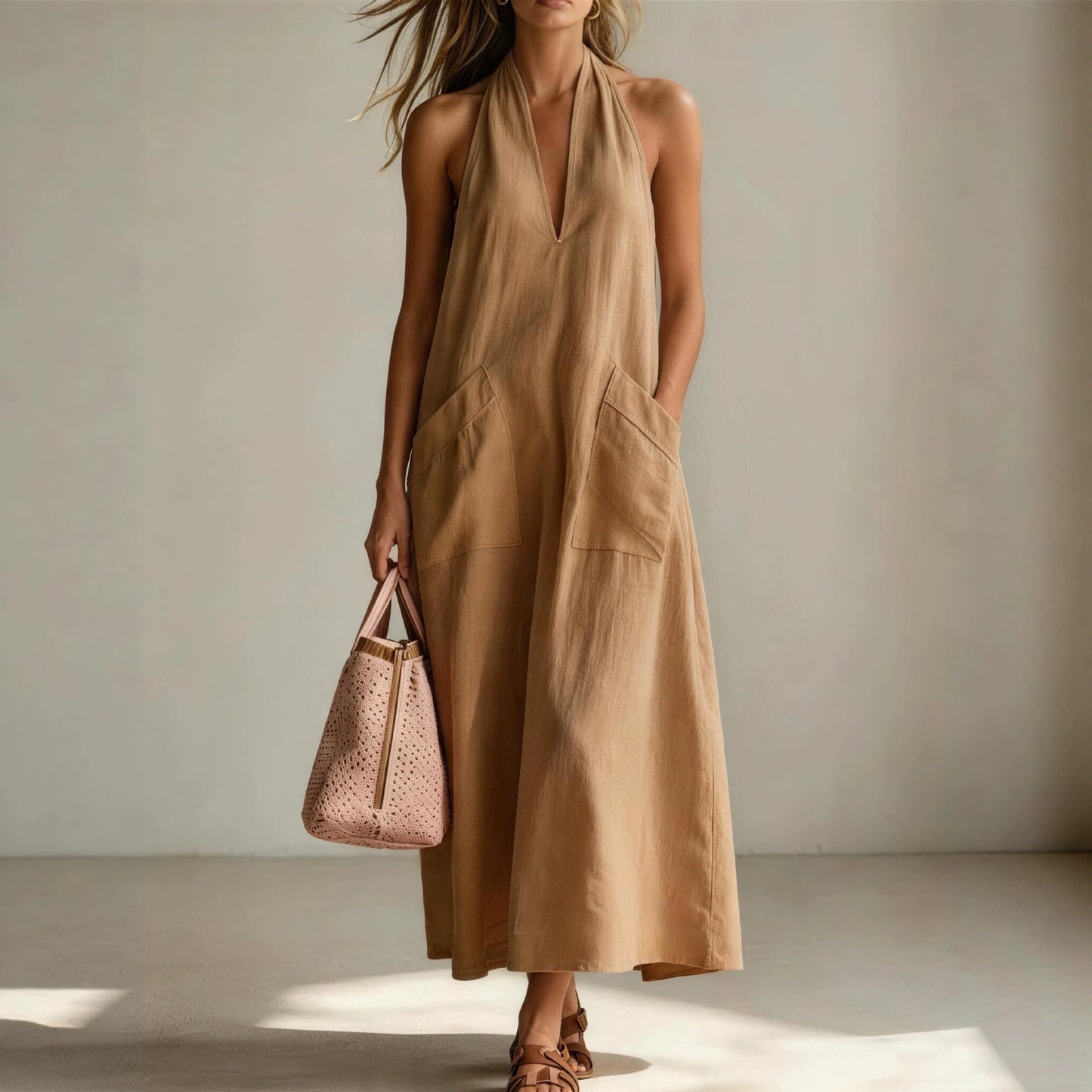 Triplechic™ HalterV Flow Dress