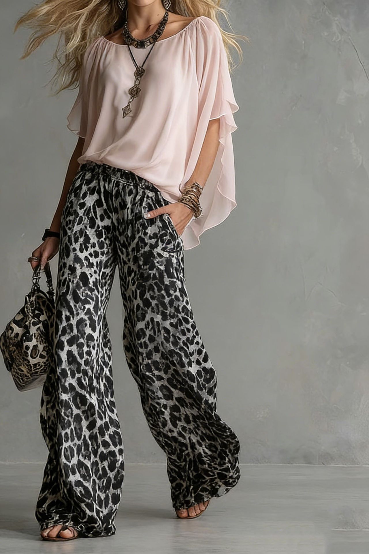 Triplechic™ SlimFlow Chiffon Set