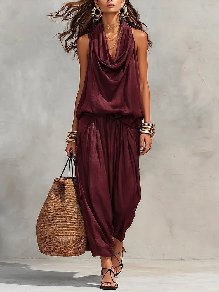 Triplechic™ DrapedLuxe Two-Piece Set