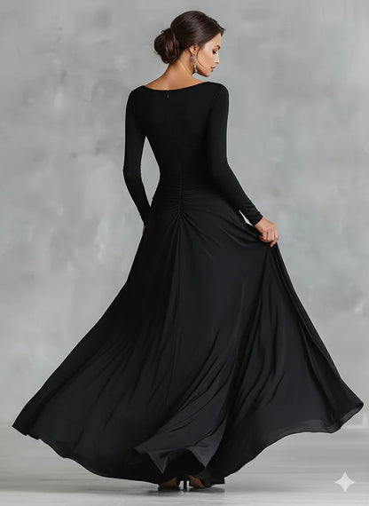 Triplechic™ Long Sleeve Swing Dress