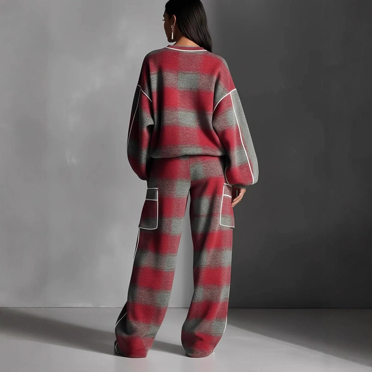 Triplechic™ Chic Plaid Pantsuit