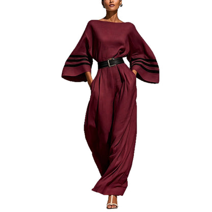 Triplechic™ LinenFlow Wide Jumpsuit