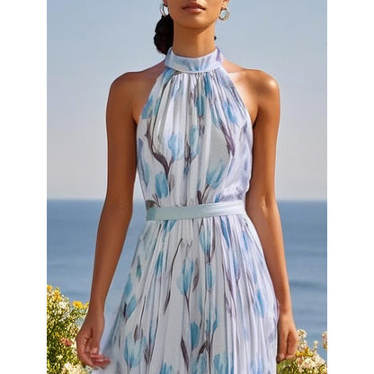 Triplechic™ HalterFlow Print Dress