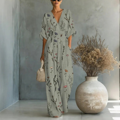 Triplechic™ VEase Sculpt Print Jumpsuit