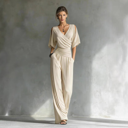 Triplechic™ OffV Contour Jumpsuit