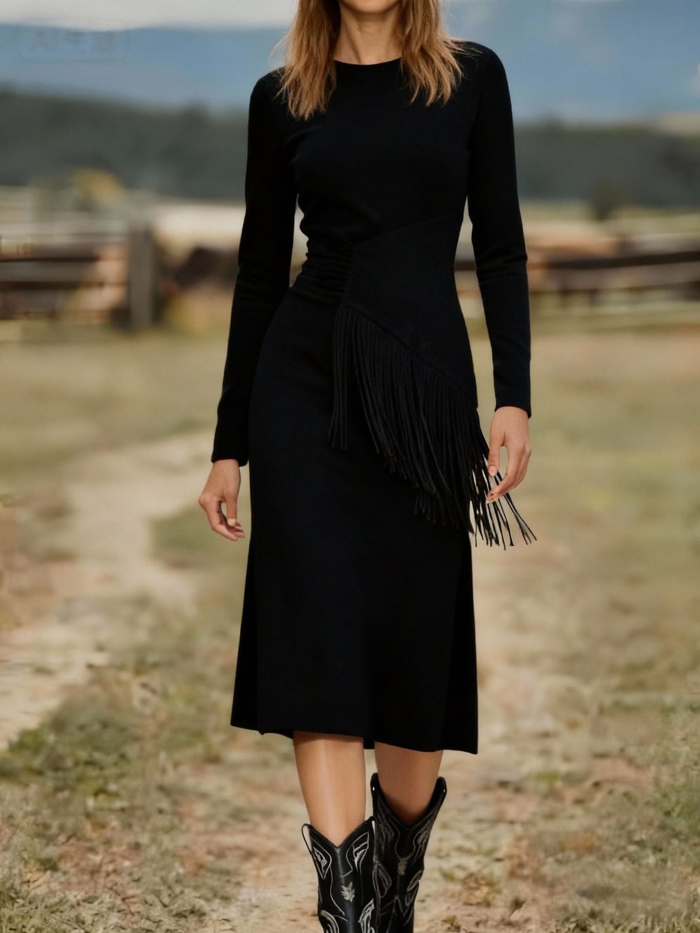 Triplechic™ Retro Western Fringe Dress
