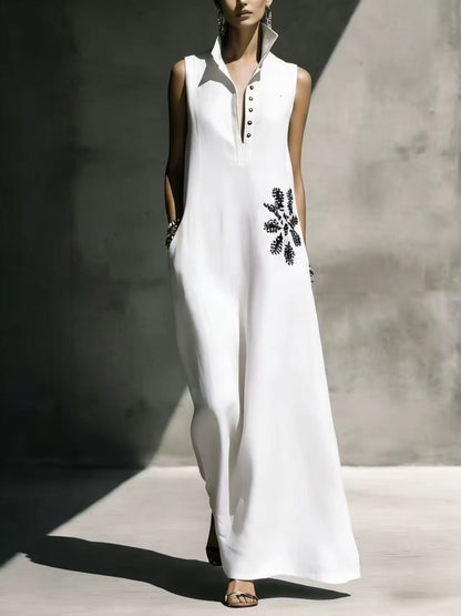 Triplechic™ PrintPocket Mandarin Dress