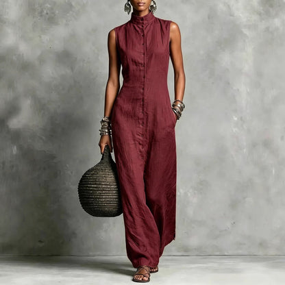 Triplechic™ StandContour Sleeveless Jumpsuit