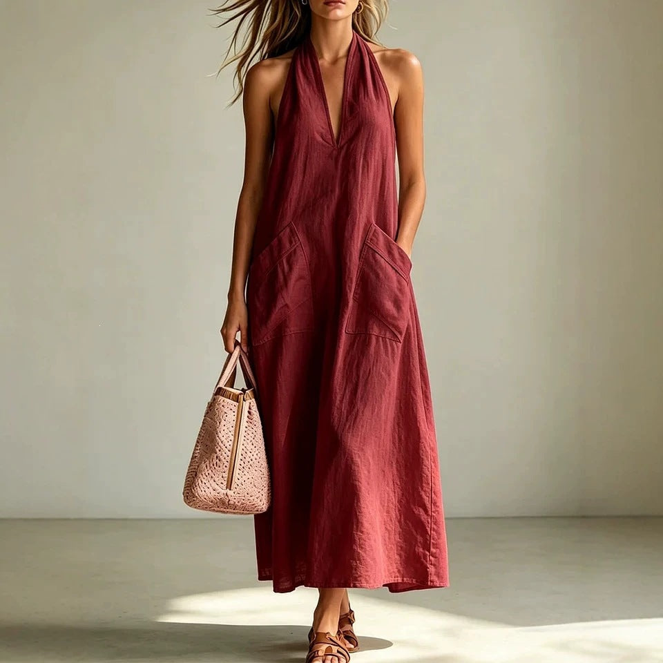 Triplechic™ HalterV Flow Dress