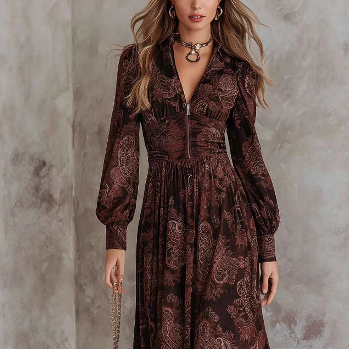 Triplechic™ High-End Printed Dress