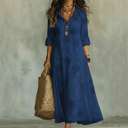 Triplechic™ PrintFlow Robe Dress