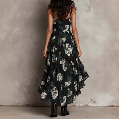 Triplechic™ VContour Slit Maxi Dress
