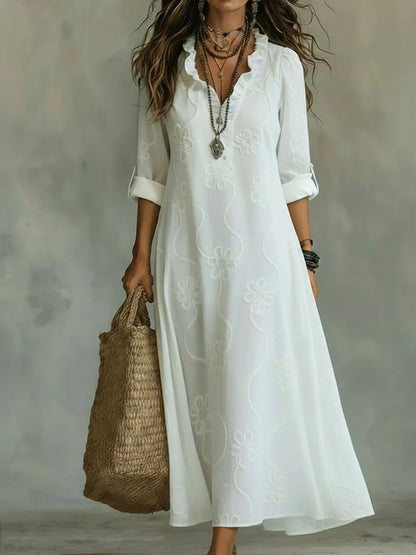 Triplechic™ PrintFlow Robe Dress