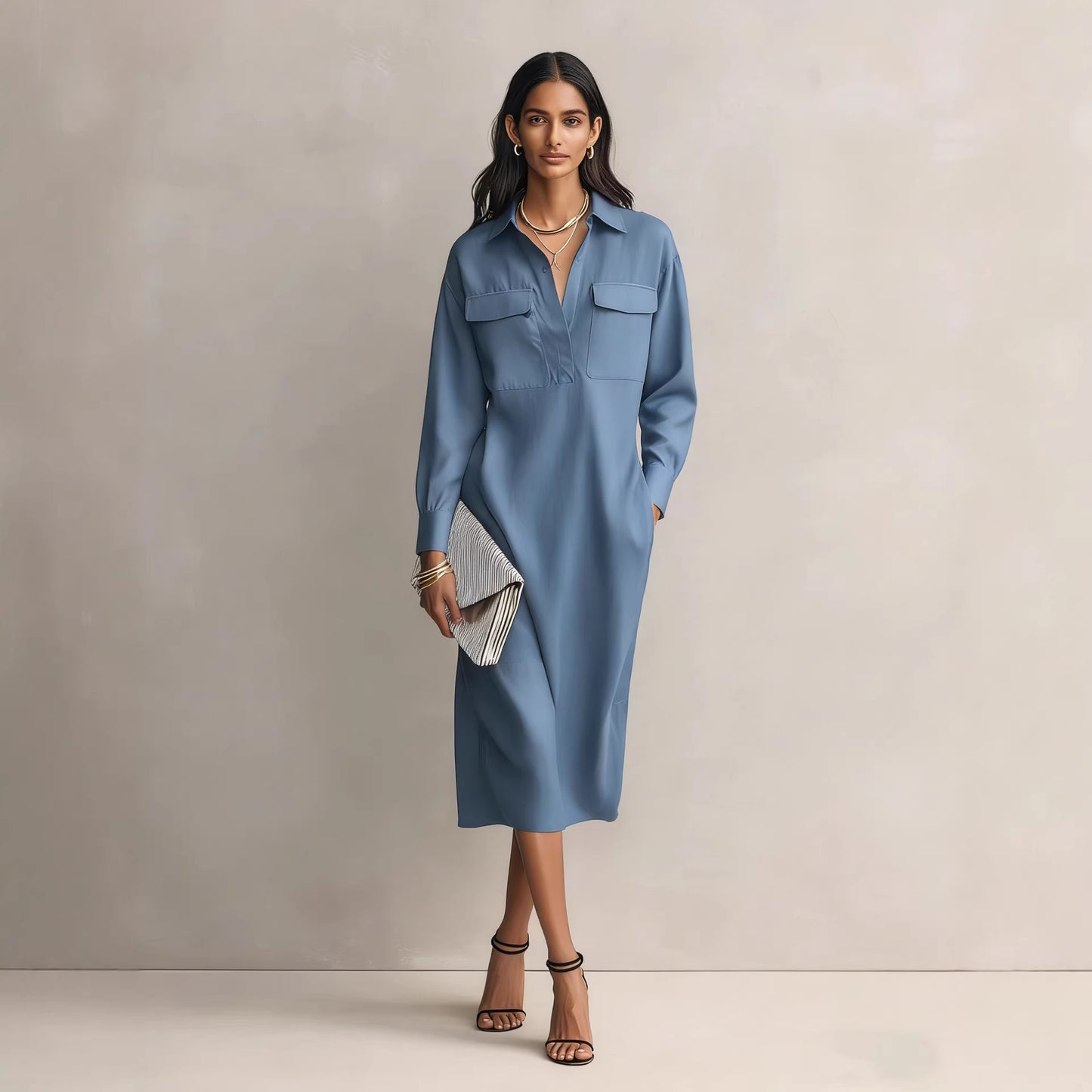 Triplechic™ ParisContour Shirt Dress