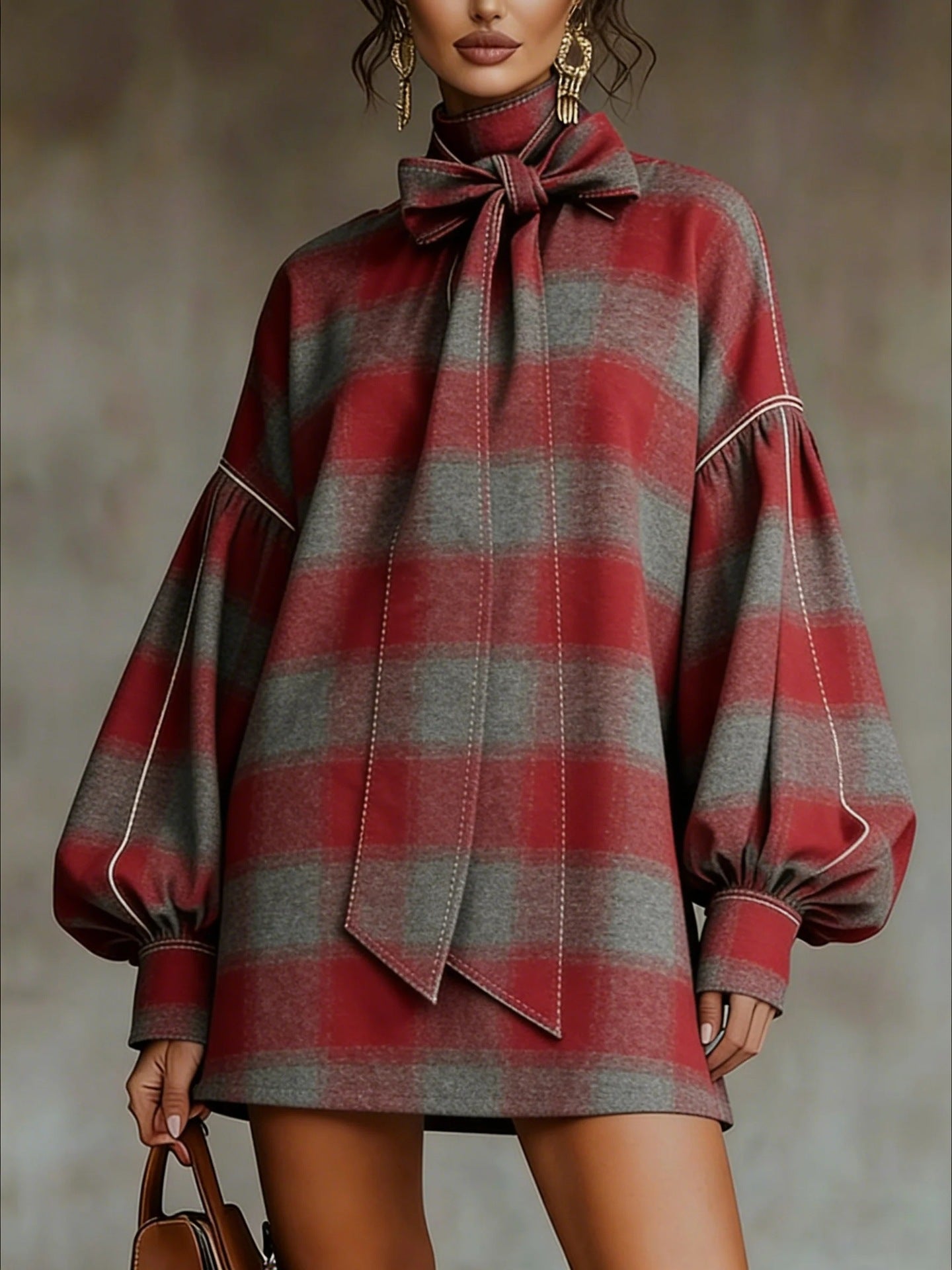 Triplechic™ BowEase Mini Dress