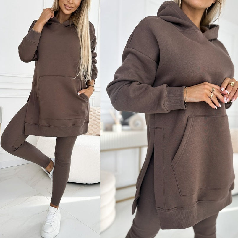 Triplechic ™ Hoodie and Lined Leggings Two-Piece Set
Regular price