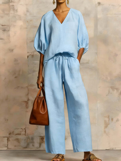Triplechic™ VEase Flow Wide-Leg Set