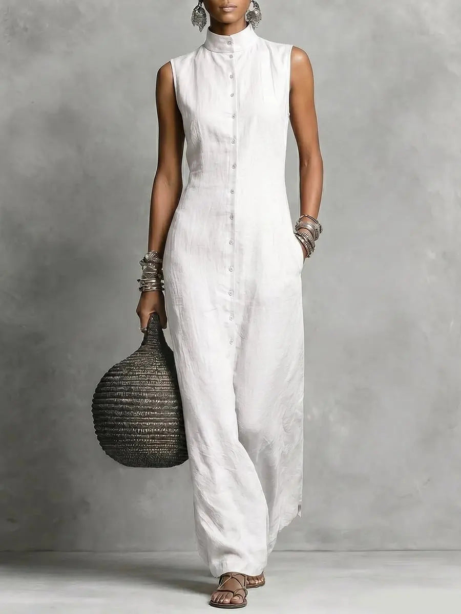 Triplechic™ StandContour Sleeveless Jumpsuit