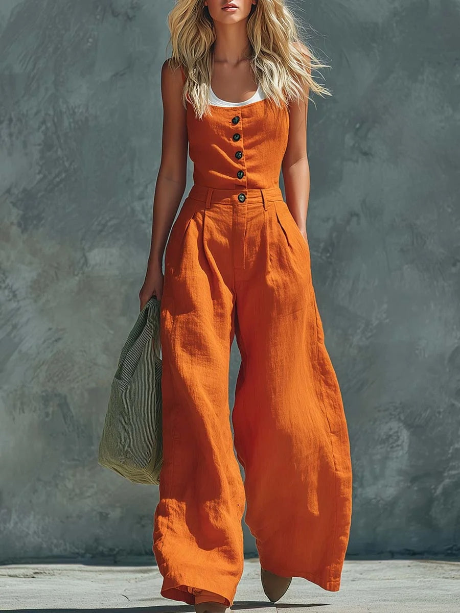 Triplechic™ RetroContour Wide Jumpsuit