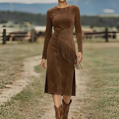 Triplechic™ Retro Western Fringe Dress