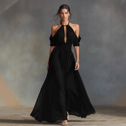 Triplechic™ HalterContour Maxi Dress