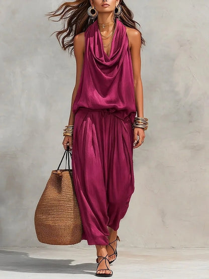 Triplechic™ DrapedLuxe Two-Piece Set