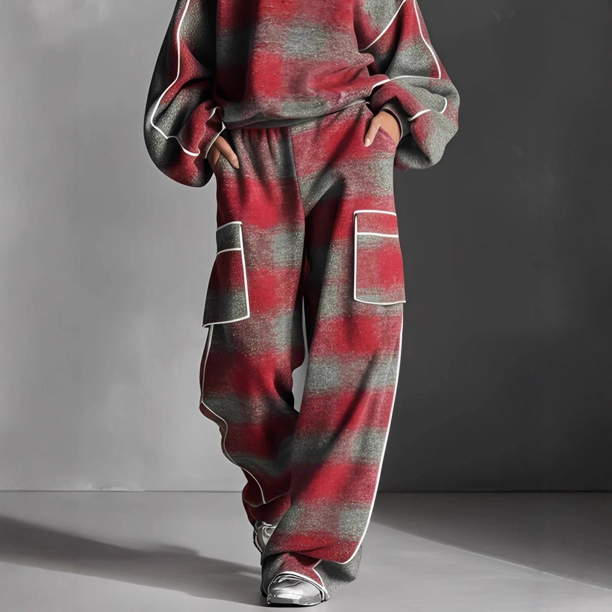 Triplechic™ Chic Plaid Pantsuit