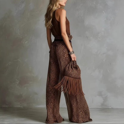 Triplechic™ LeopardFlow Sheer Set