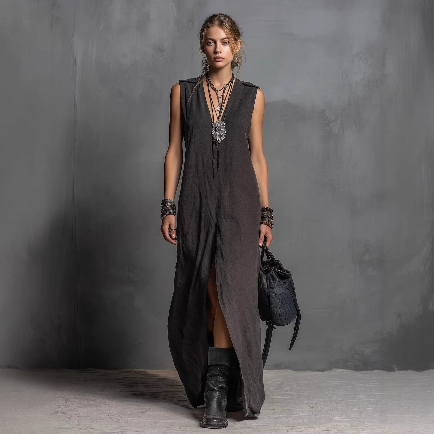 Triplechic™ VEase Sculpt Slit Dress