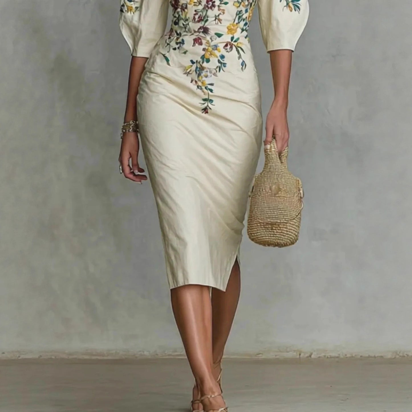 Triplechic™ Off-Shoulder Waist Dress