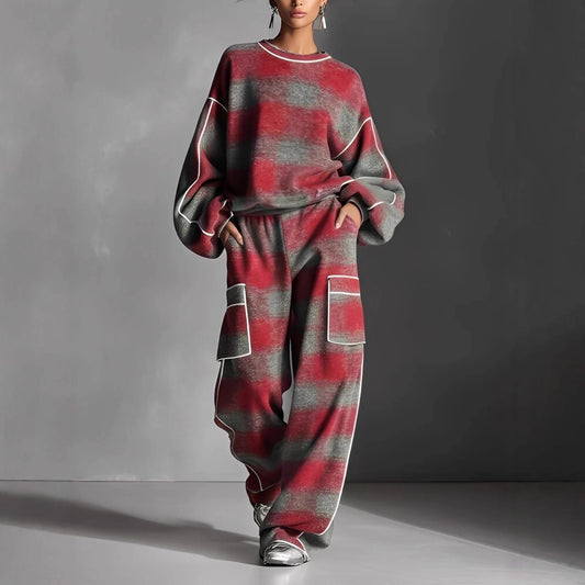 Triplechic™ Chic Plaid Pantsuit