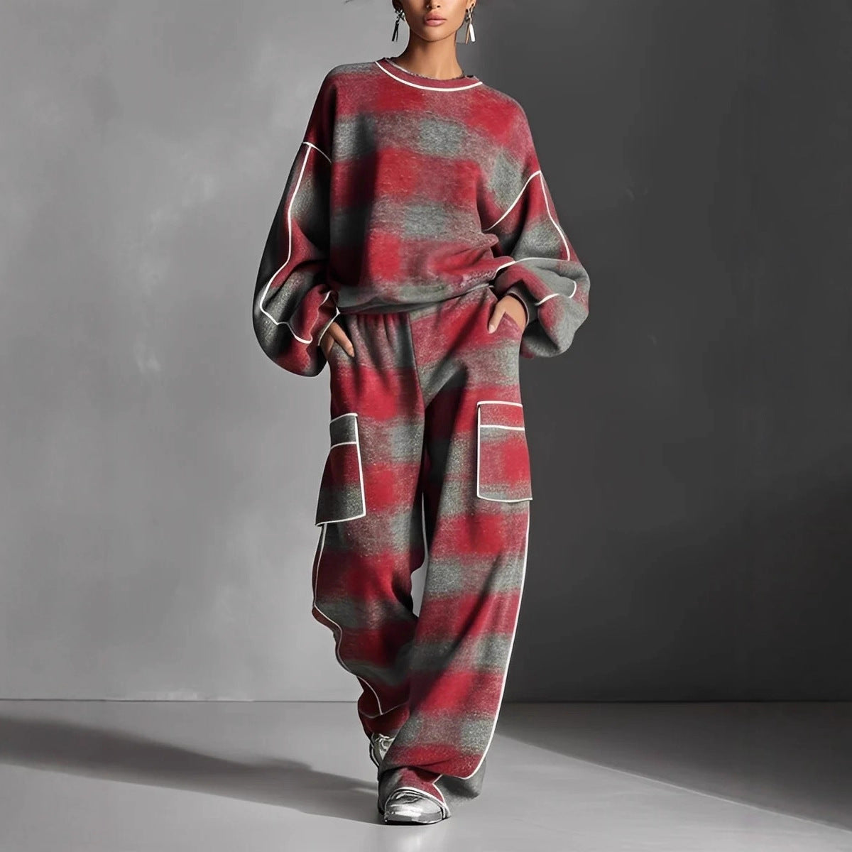Triplechic™ Chic Plaid Pantsuit
