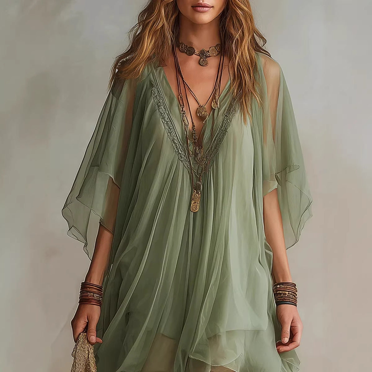 Triplechic™ ChiffonFlow Resort Set