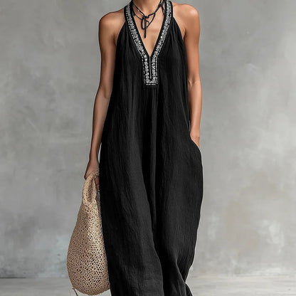 Triplechic™ VContour Halter Jumpsuit