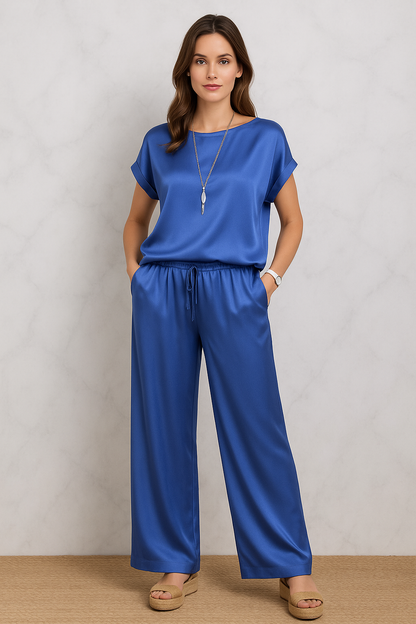 Triplechic™ Effortless Flow Shirt & Wide-Leg Set