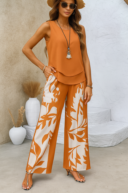 Triplechic™ Luxe Print Two-Piece Set