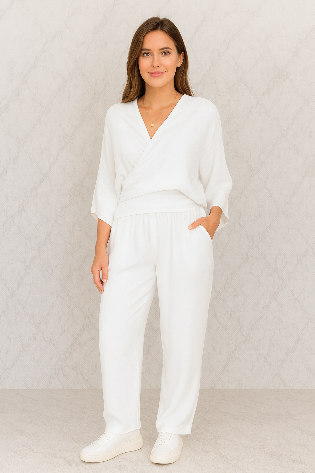 Triplechic™ Satin Grace Two-Piece Set