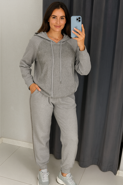 Triplechic™ Casual Hooded Sweater Set