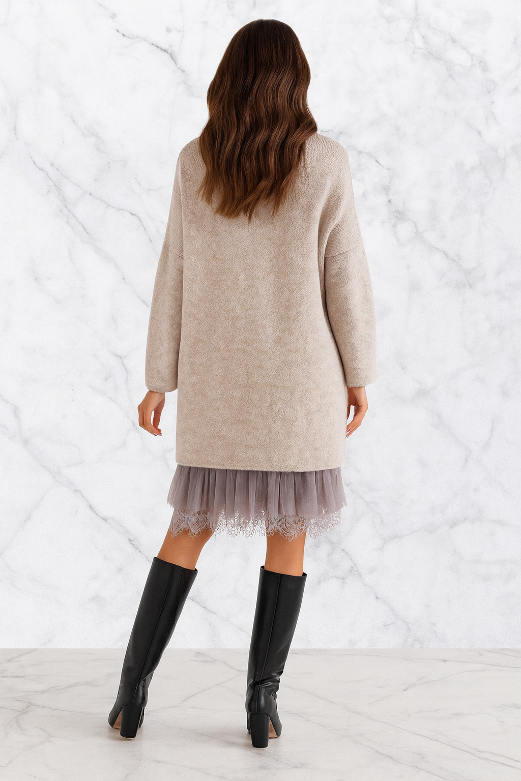 Triplechic™ Mesh Dress Set