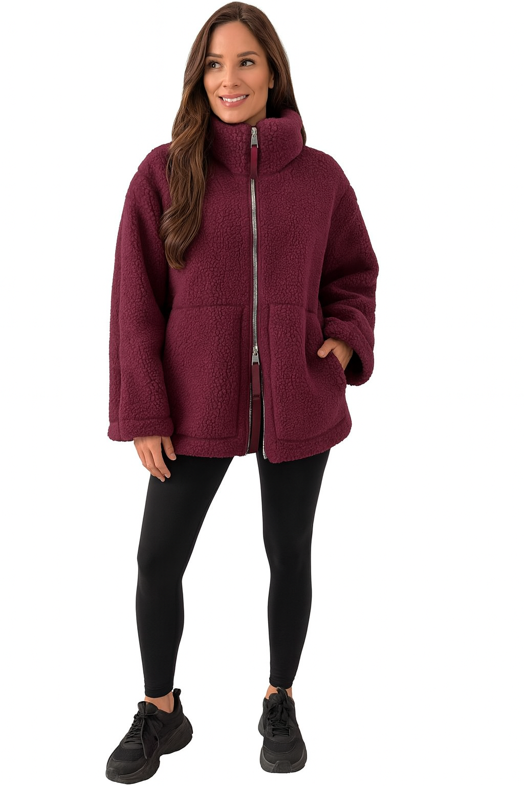 Triplechic™ Cozy Lapel Fleece Coat